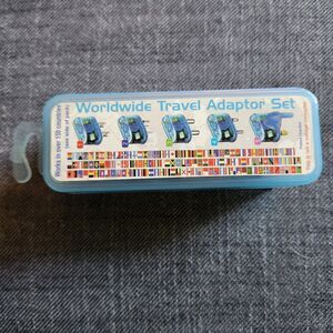 World Travel Adaptor Set for Use in Over 150 Countries